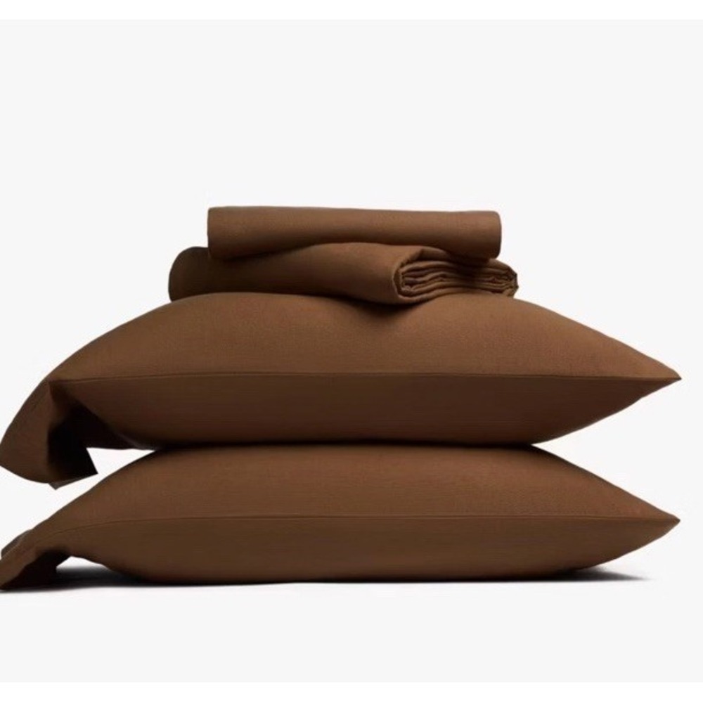 Queen Size Relaxed Linen Sheet Set Pecan - Parachute